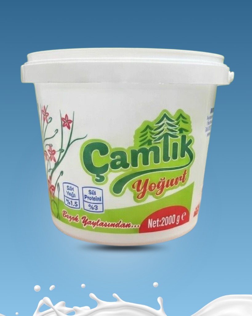 Çamlık Yoğurt 2 Kg Yarım Yağlı