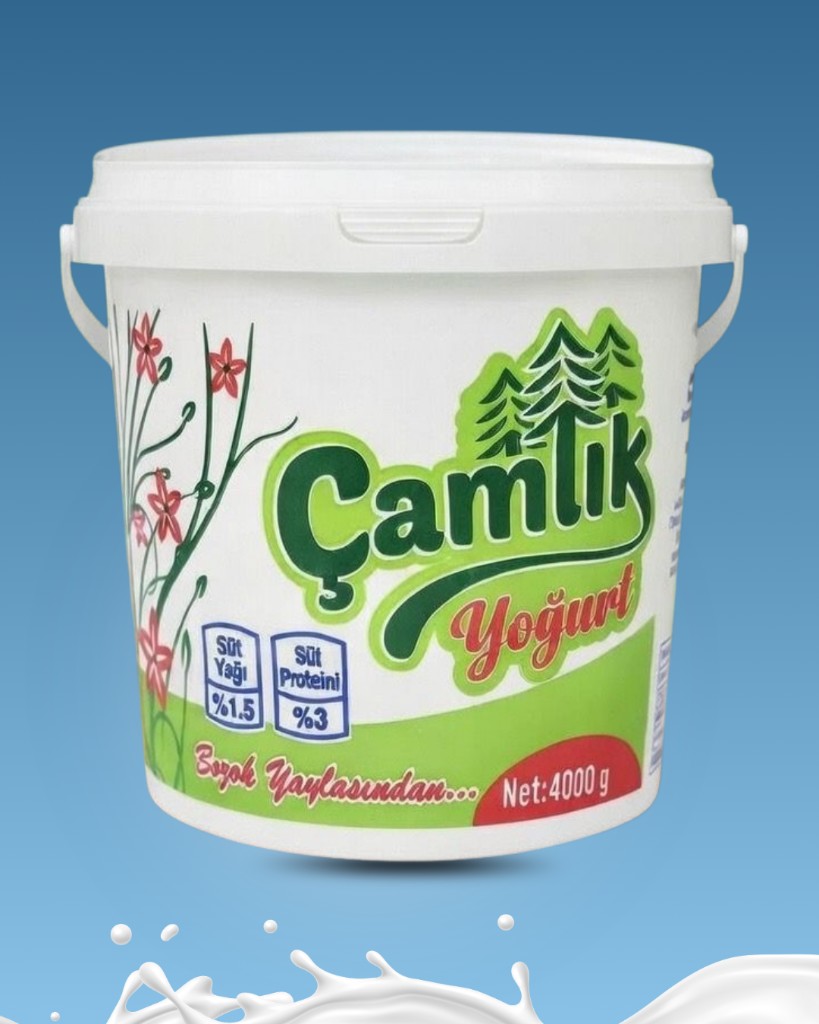 Çamlık Yoğurt 4 Kg Yarım Yağlı