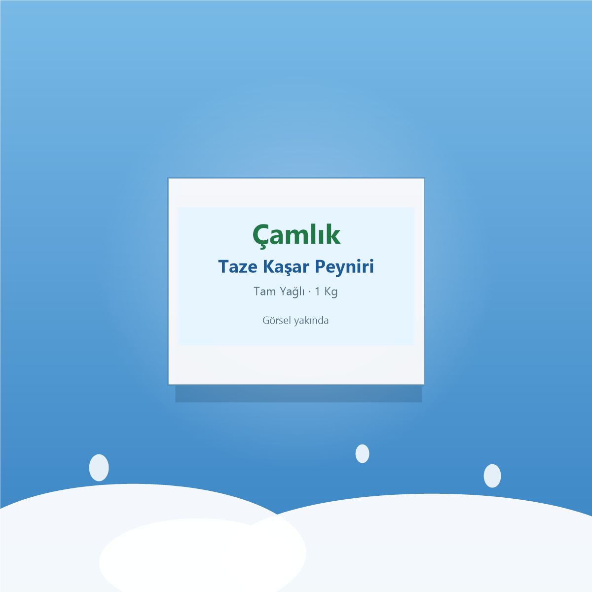 Taze Kaşar Peyniri Tam Yağlı 1 Kg