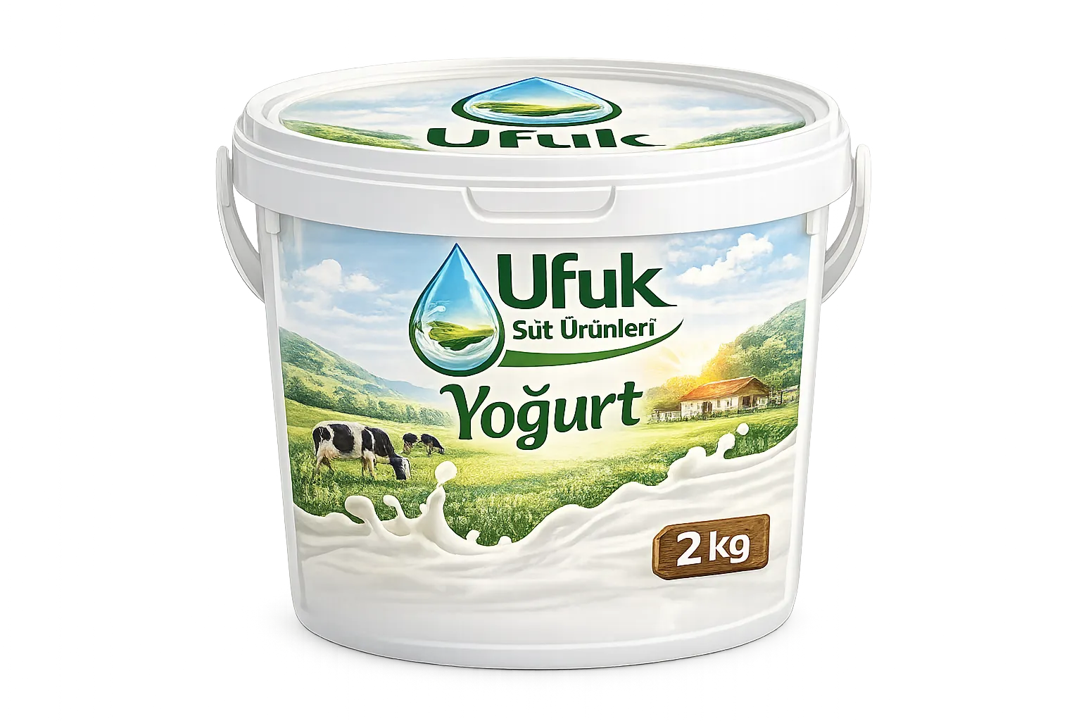 Çamlık Yoğurt 2 Kg Yarım Yağlı