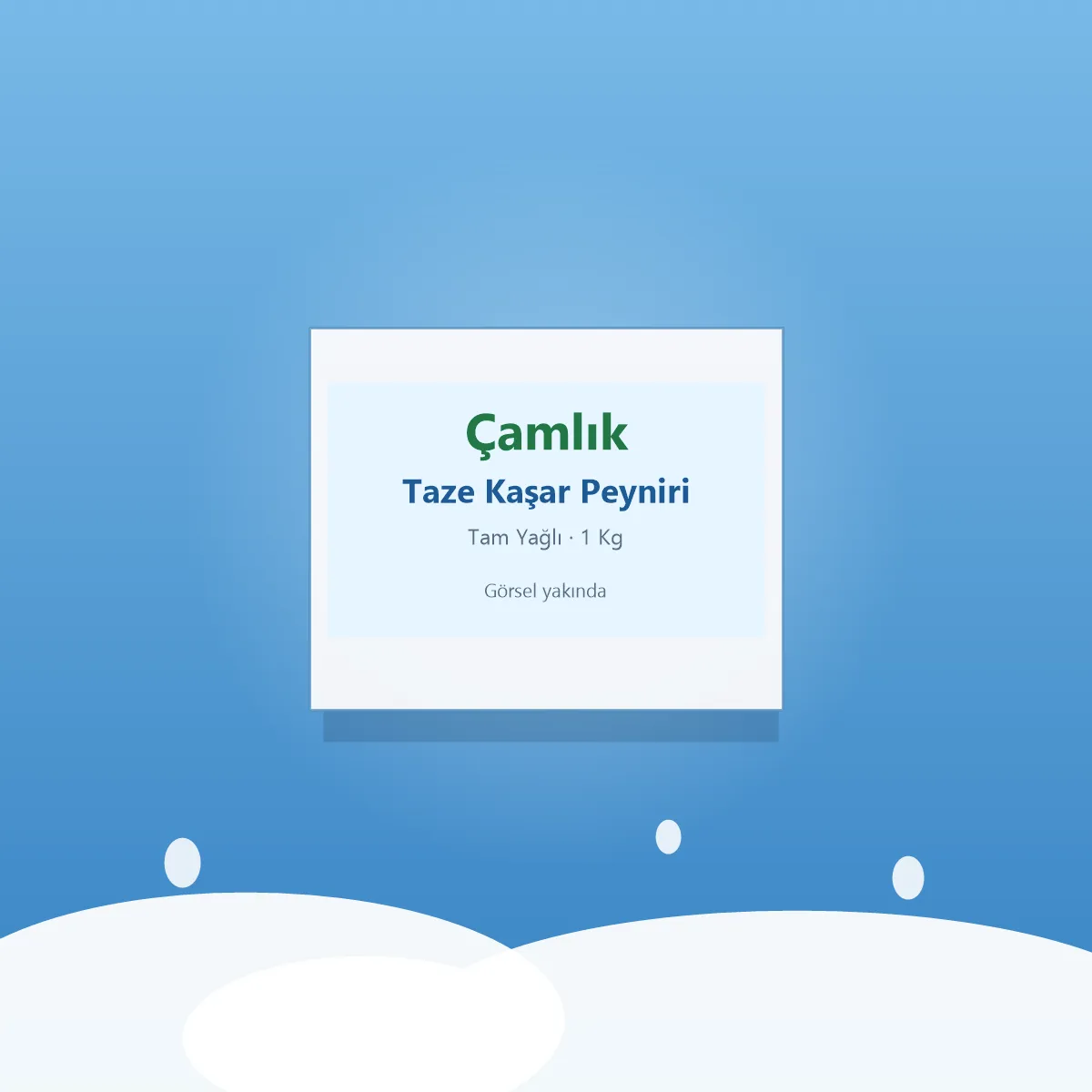 Taze Kaşar Peyniri Tam Yağlı 1 Kg