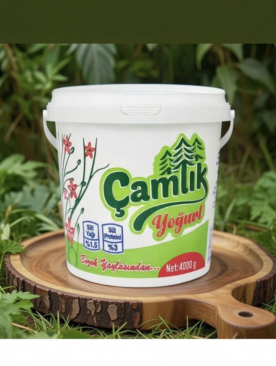 Çamlık Yoğurt 4 Kg Yarım Yağlı